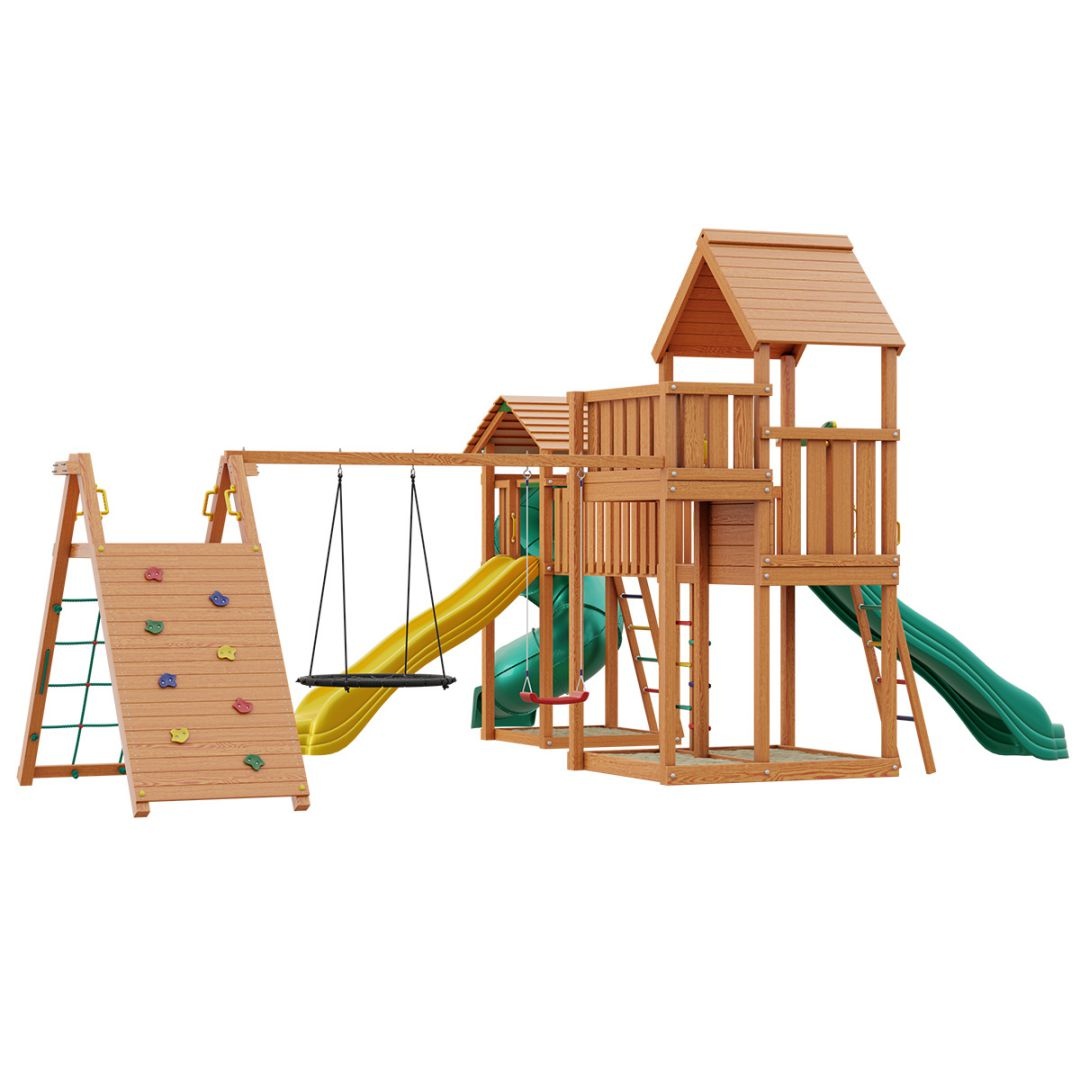 Детская деревянная площадка Jungle Palace Делюкс JВ17